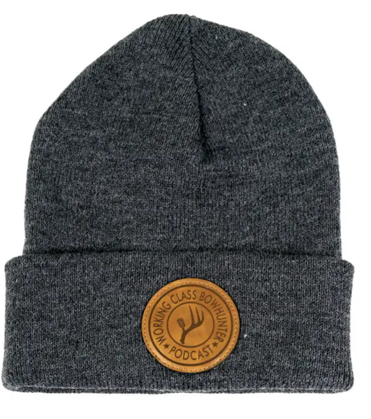 Leather Patch Beanie - WCB