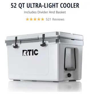 RTIC 52qt Cooler