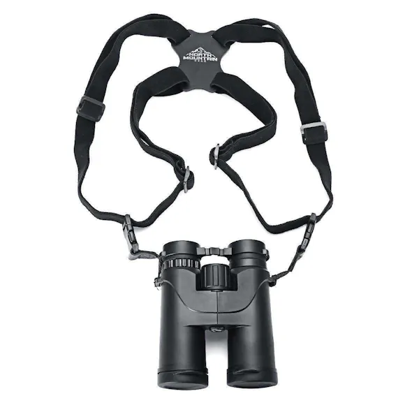 North Mountain Gear Binocular Harness Strap | 4 Way Adjustable with Quick Release Connectors