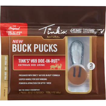 Tinks Buck Pucks #69 Natural Scent Hangers - 3 pk.