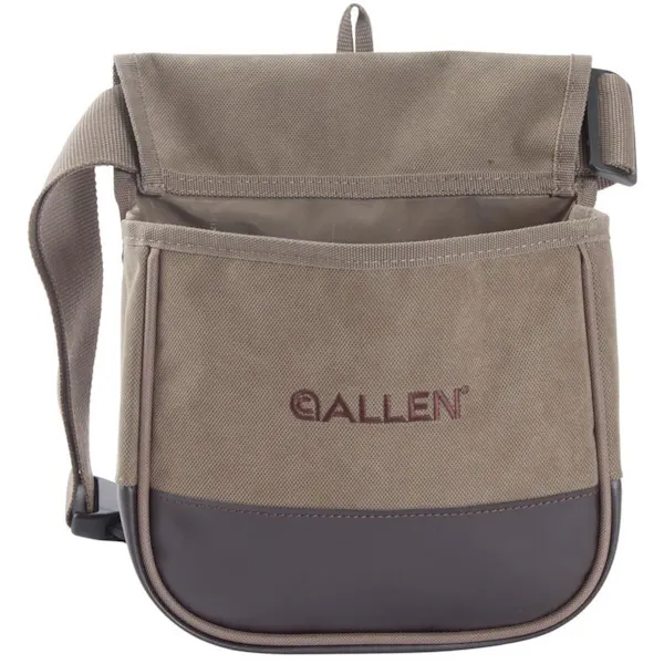 Allen Select Canvas Double Compartment Shell Bag - Olive Green