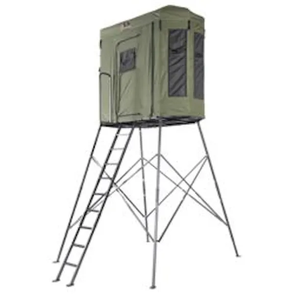 Millennium Treestands Buck Hut Shooting House Box Blind with Tower