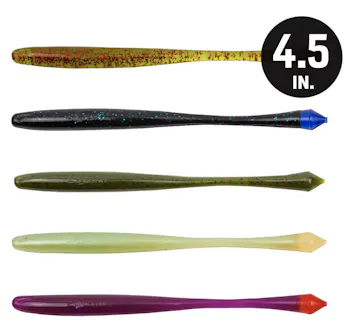 BioSpawn PlasmaTail 4.5 inch Finesse Worm (10 Pack) -Fishing Sale-