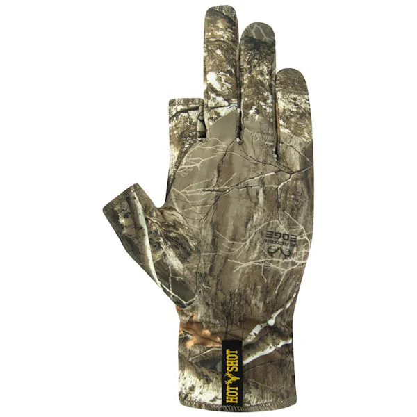 Hot Shot Copperhead Stretch Gloves - Realtree Edge