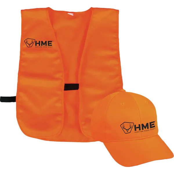 HME Orange Vest & Hat Combo - One Size