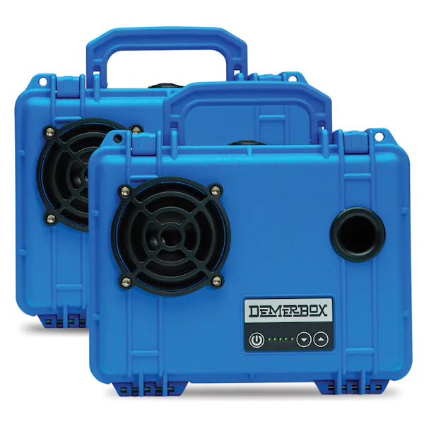 DemerBox 2 Pack of Roseau Blue DB1 Speakers