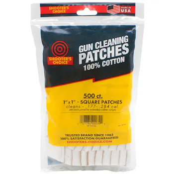 Shooter's Choice Shooters Choice Cleaning Patches - 1 in. 500 pk.