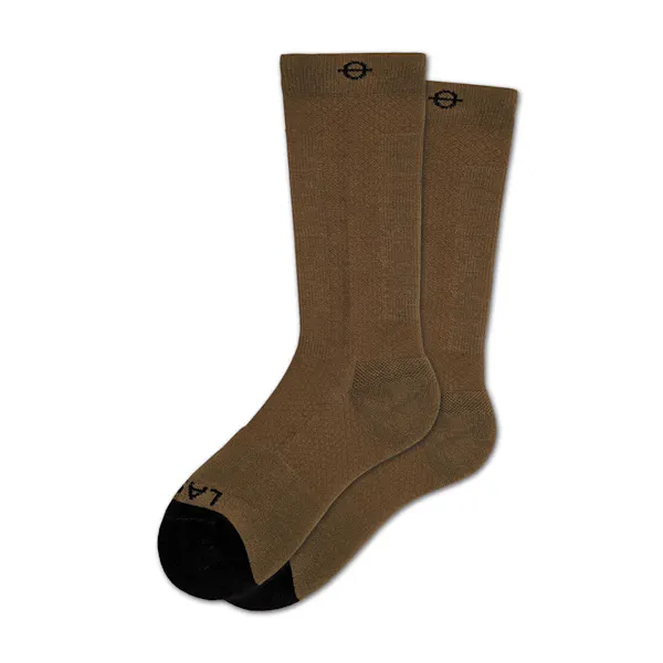 Performance Compression Socks 2.0 - Coyote Brown Crew