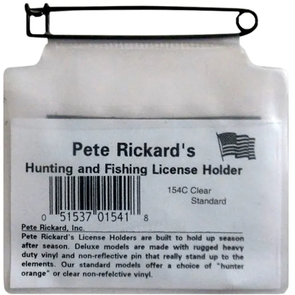 Pete Rickard Rickards Hunting License Holder