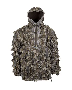 North Mountain Gear Mossy Oak Bottomland Leafy Pullover - 1/2 Zip - With Hood