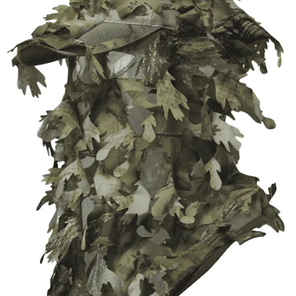 North Mountain Gear 3D Camouflage Full Cover Leafy Hat Green