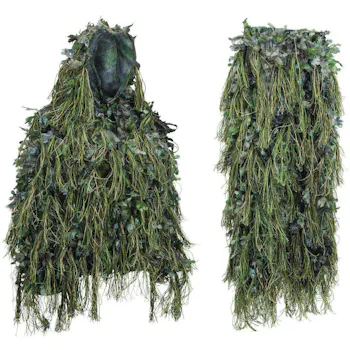 North Mountain Gear Hybrid Ghillie Suit Woodland Green