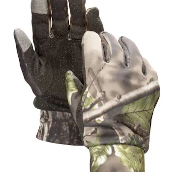 North Mountain Gear Camouflage Hunting Gloves - Touch Screen Compatible Green
