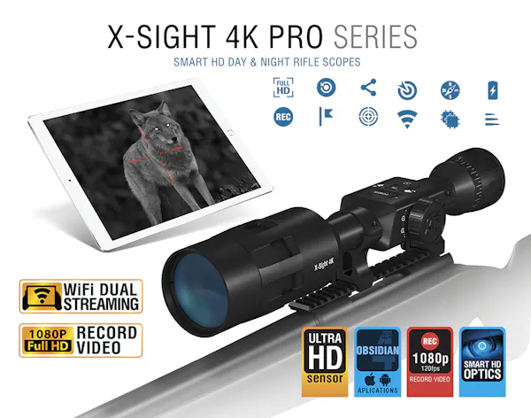 ATN X-Sight 4K Pro Smart Day/Night Rifle Scope 3-14x