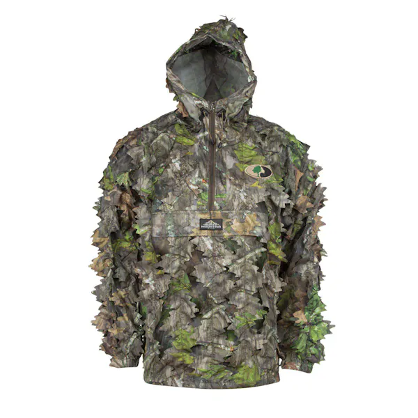North Mountain Gear Mossy Oak NWTF Obsession Leafy Pullover - 1/2 Zip - With Hood
