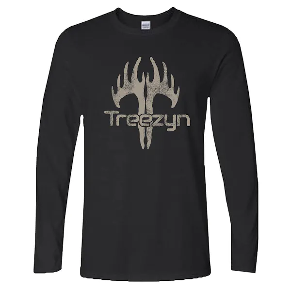 Black Long Sleeve T with Treezyn Rack Logo