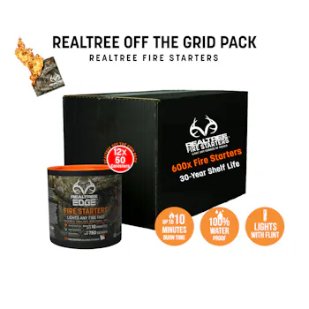 Realtree Fire Starters Off The Grid Pack(600 Realtree Fire Starters)