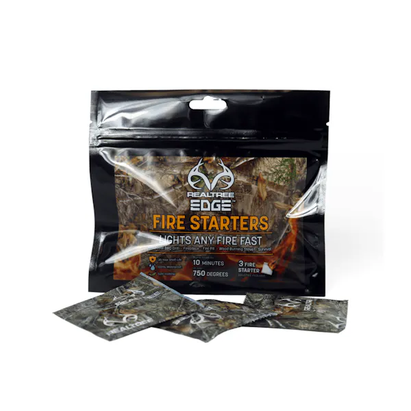 QUICKSURVIVE RealTree Fire Starters (3 Pack Bag)