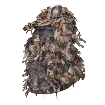 North Mountain Gear 3D Camouflage Full Cover Leafy Hat Brown